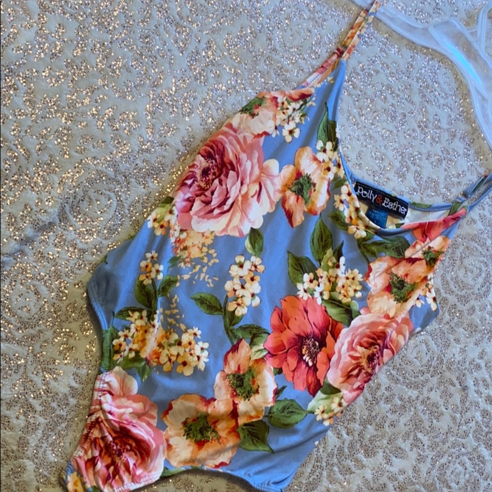 flower design bodysuit